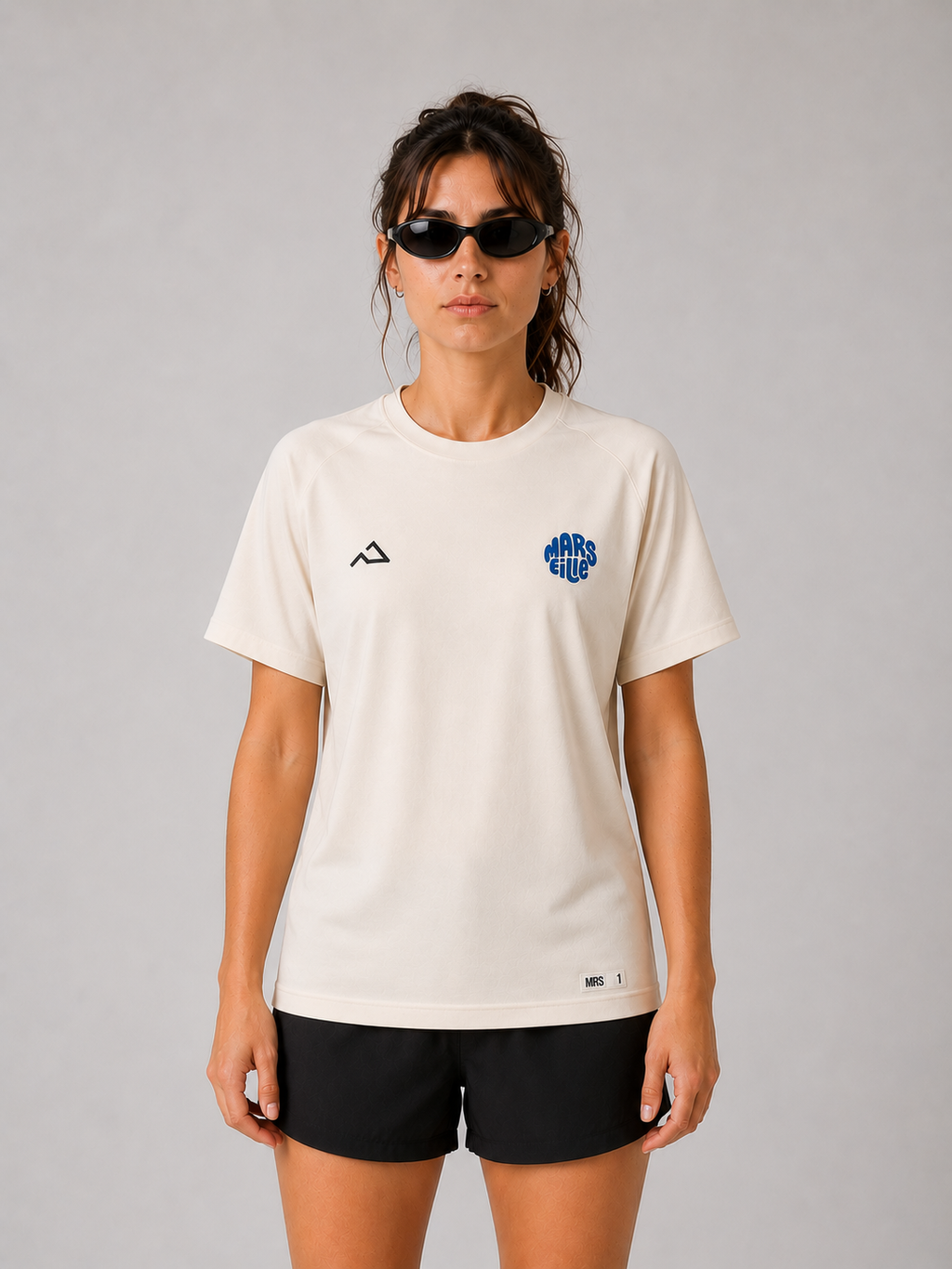 Running t-shirt – Marseille Series – Beige – Mixed