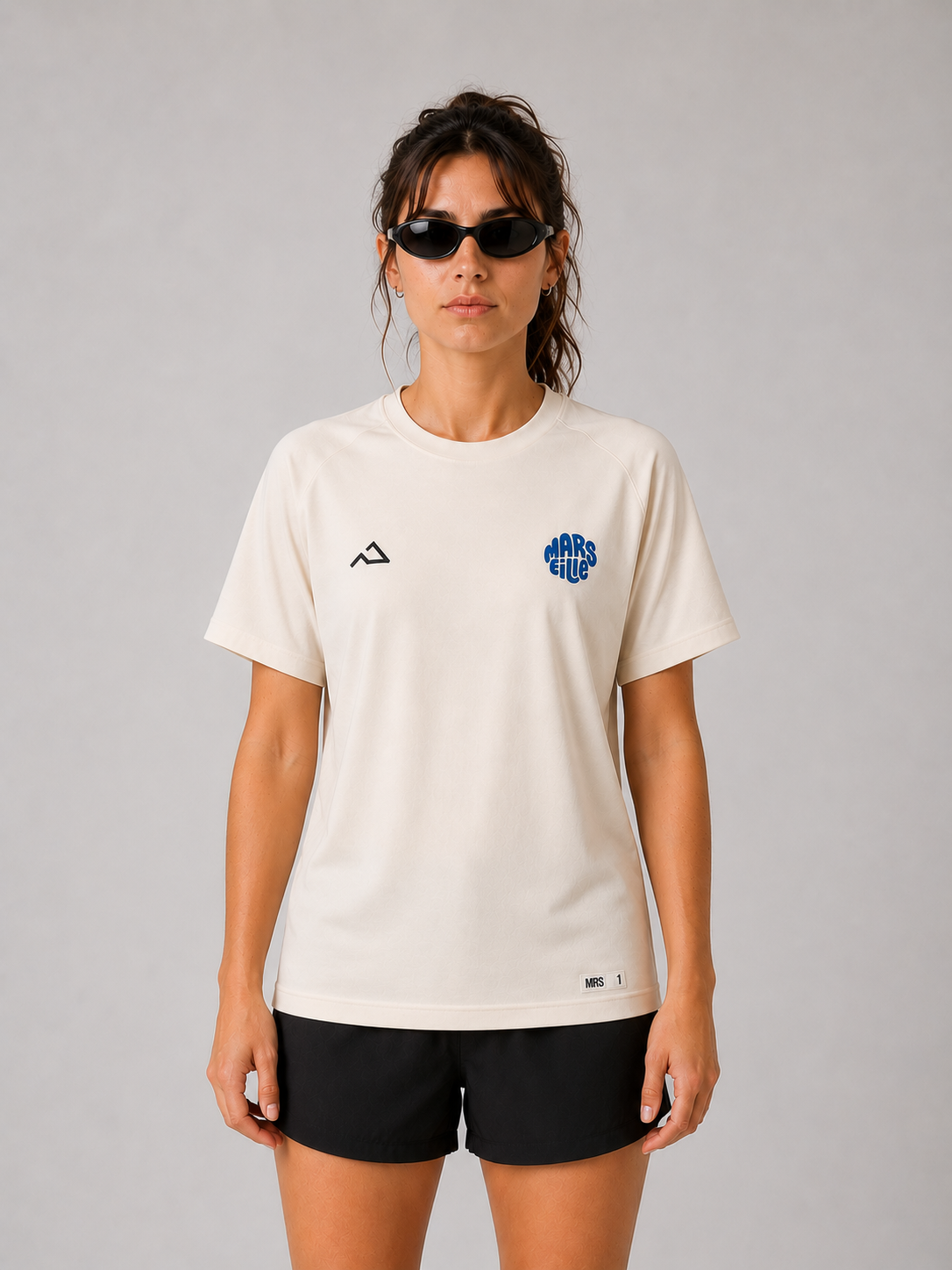 Running t-shirt – Marseille Series – Beige – Mixed