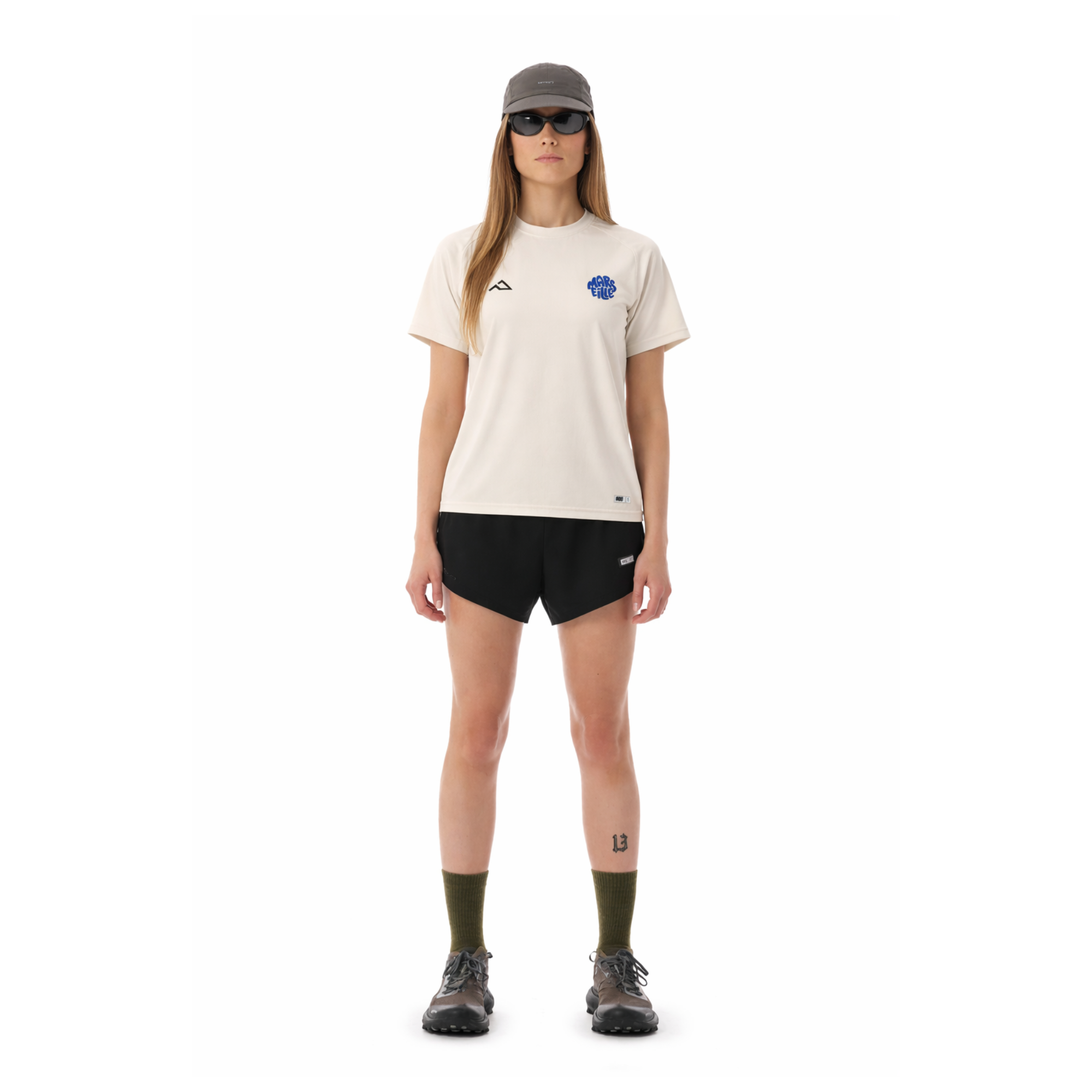 T-shirt running – Marseille Series – Beige – Mixte