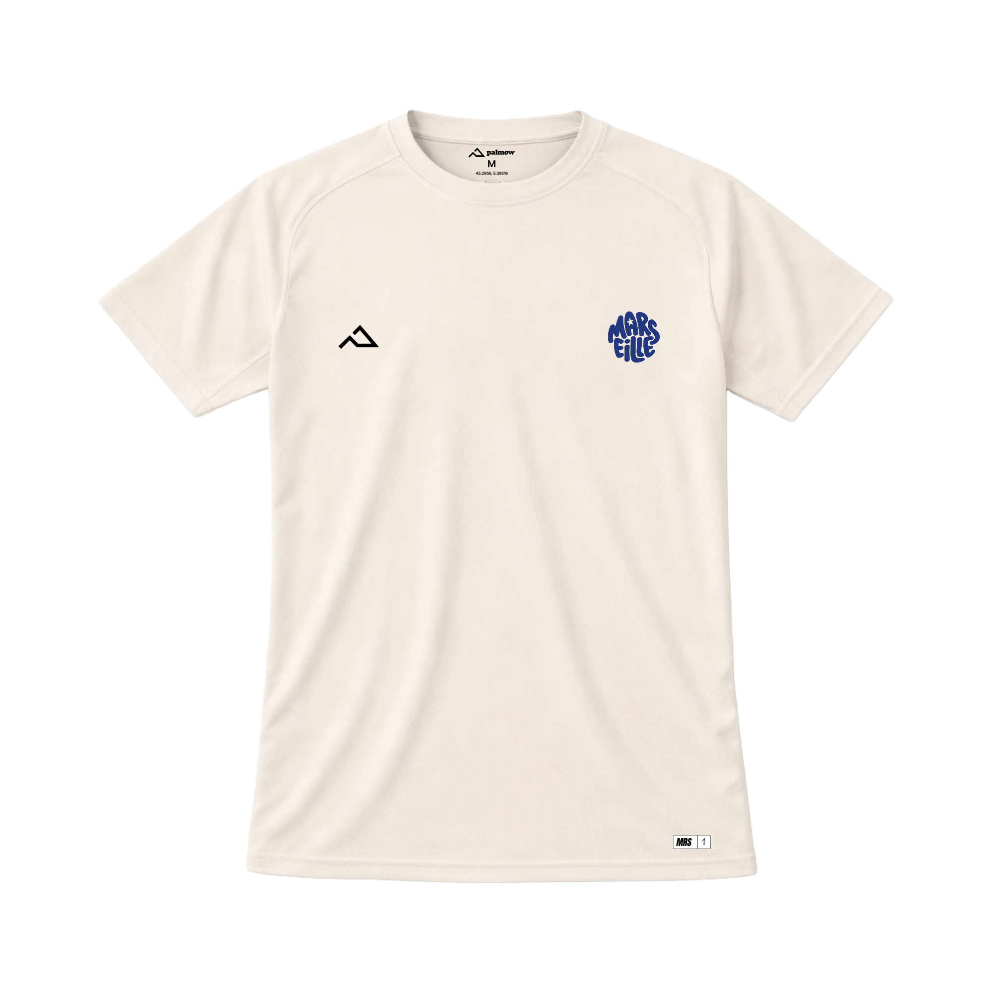 T-shirt running – Marseille Series – Beige – Mixte