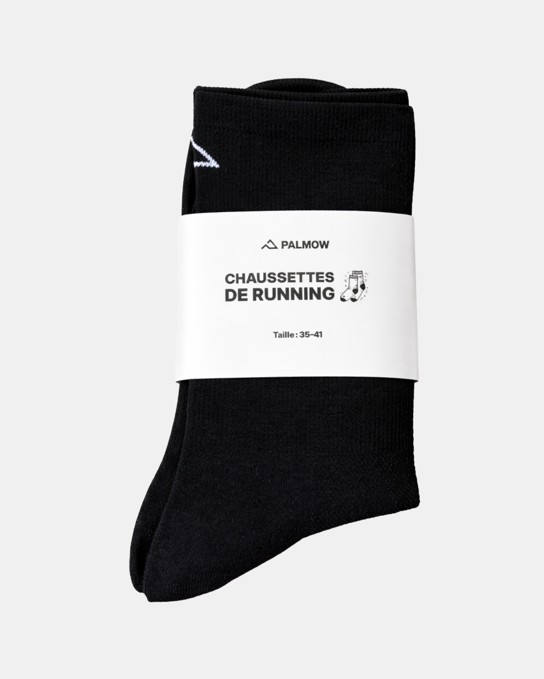 Chaussettes running – Essentials Series – Noir – Mixte